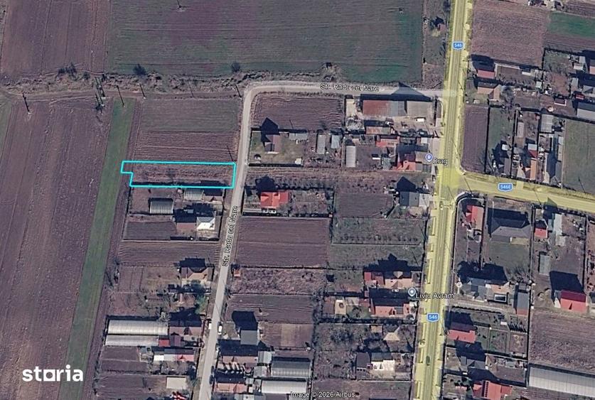 Teren de 1181 mp, în Curtișoara