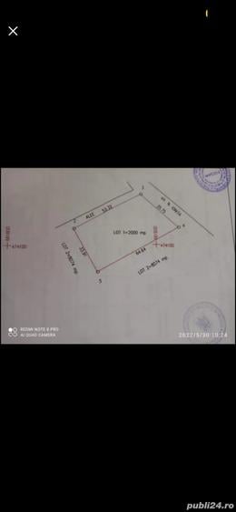 Teren de 2000 mp, în Central