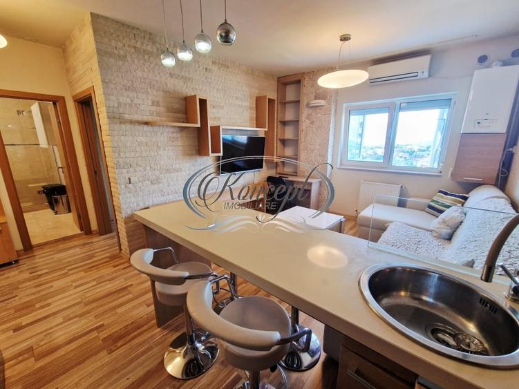 Apartament cu 2 camere semidecomandat, mobilat în Zorilor