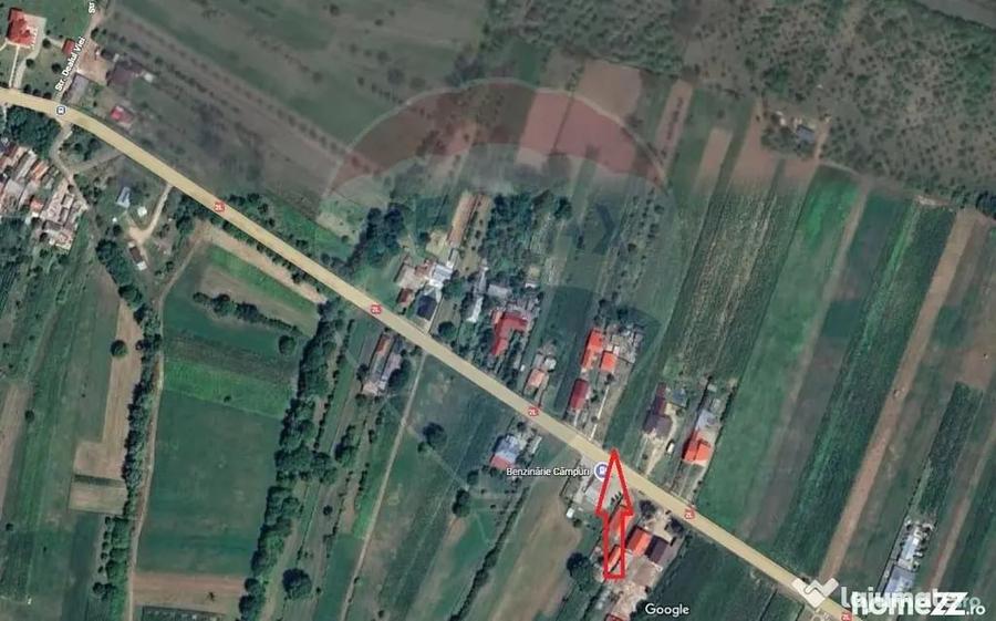 Teren de 4996 mp, în Câmpuri