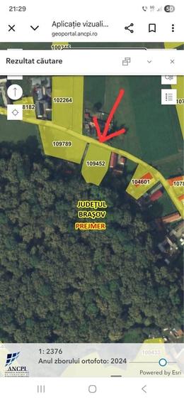 Teren de 1468 mp, în Podu Oltului