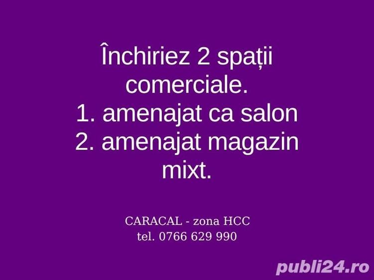 Spațiu comercial, de 50 mp, în Caracal