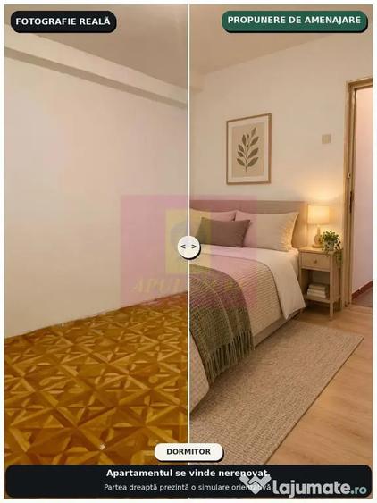 Apartament cu 2 camere decomandat în Apusului