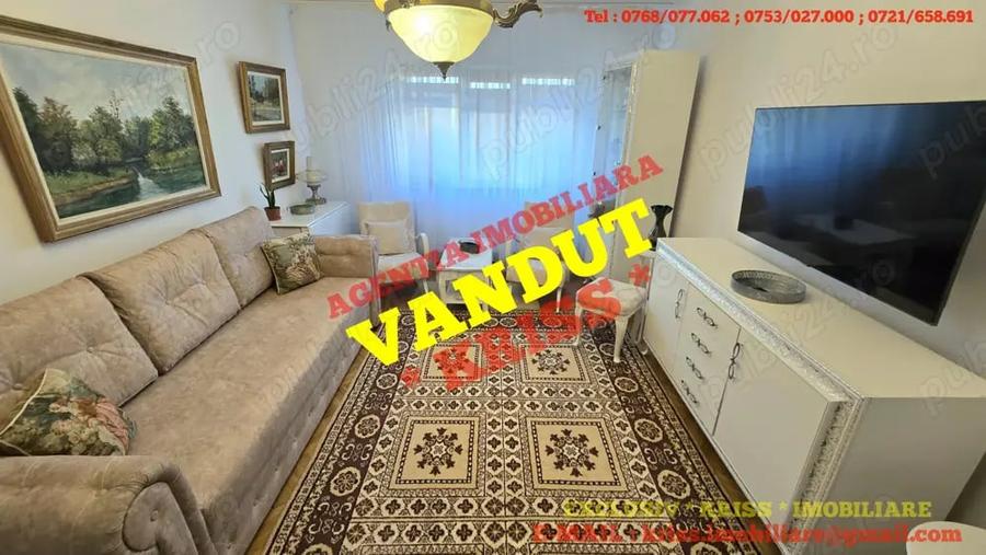 Apartament cu 3 camere decomandat în Exercițiu