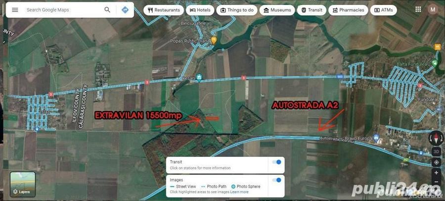 Teren de 15500 mp, în Belciugatele