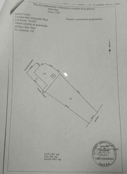 Teren de 1063 mp, în Exterior Vest