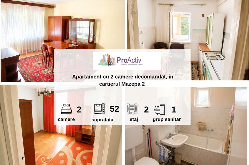 Mazepa II – Apartament 2 camere decomandat, etaj intermediar - 1