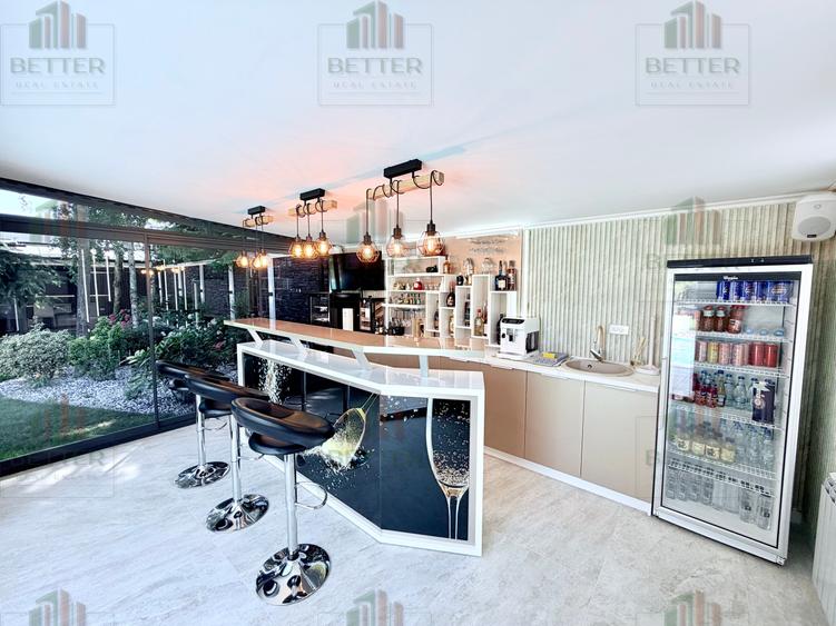 Casă premium P+1E+M cu piscină, bar și curte spectaculoasă | 648 mp tere Berceni - 9