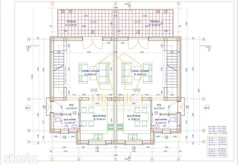 Comision 0 | Duplex modern cu 3 camere | Covaci - 1