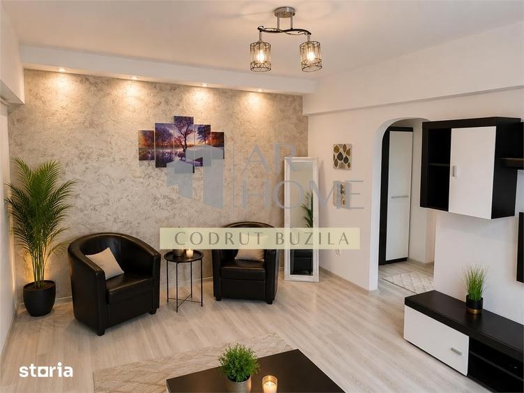 Apartament cu 2 camere, mobilat în Cantacuzino