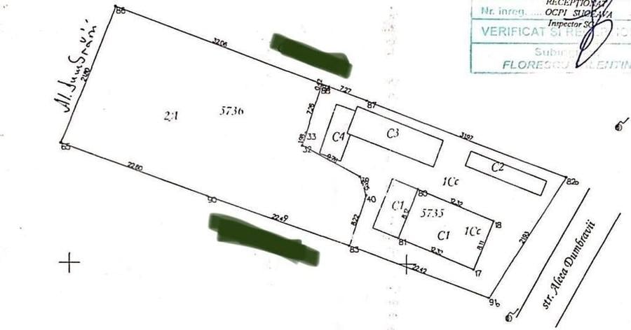 Teren Construcții intravilan de 1505 mp, în Burdujeni