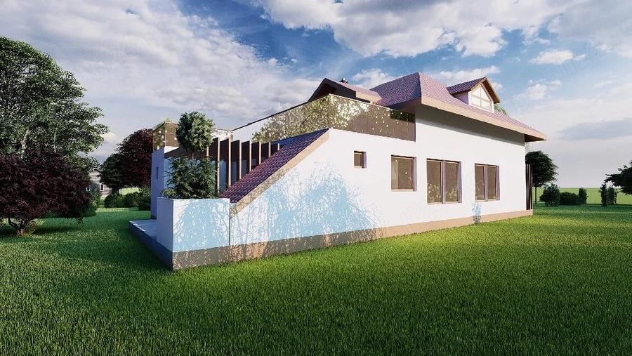 Casă cu 4 camere cu Teren 450 Mp în Moara Vlăsiei