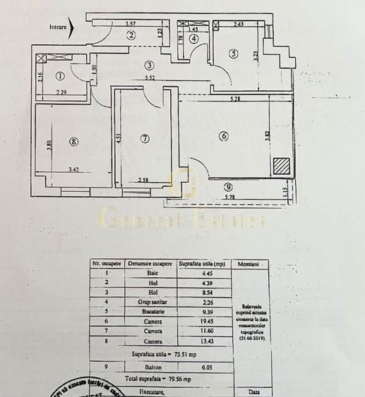 Apartament cu 3 camere decomandat, mobilat în Tudor Vladimirescu