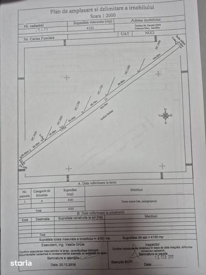 Teren de 31500 mp, în Nuci