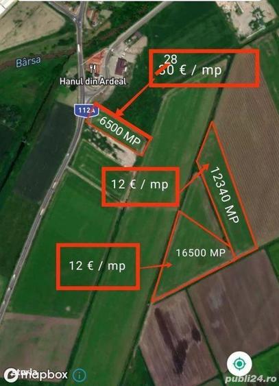 Teren de 16500 mp, în Ciupercenii Noi