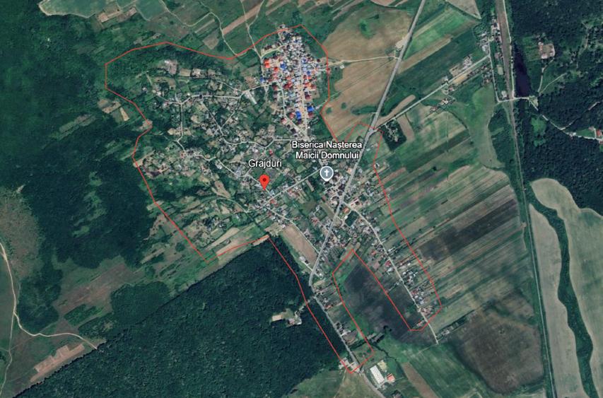 Teren agricol extravilan de 3600 mp, în Grajduri