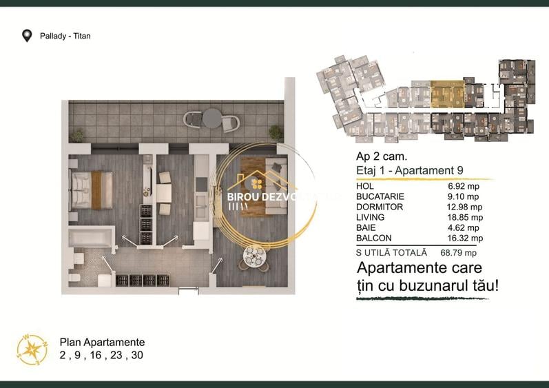 Decomandat bucatarie inchisa parcare bonus Pallady Premium Boutique - 8