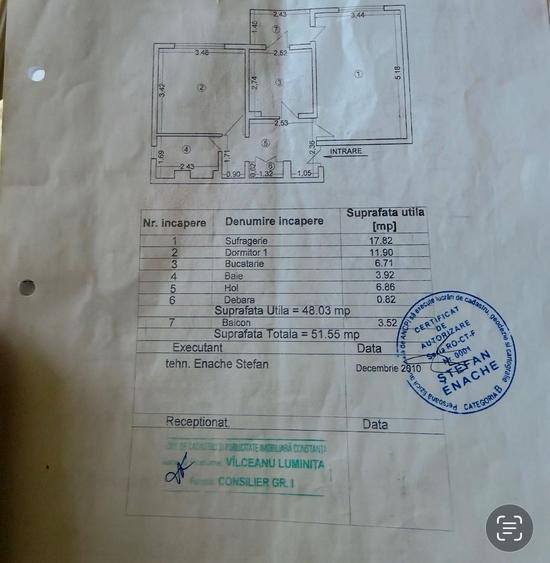 Apartament cu 2 camere decomandat în Sud