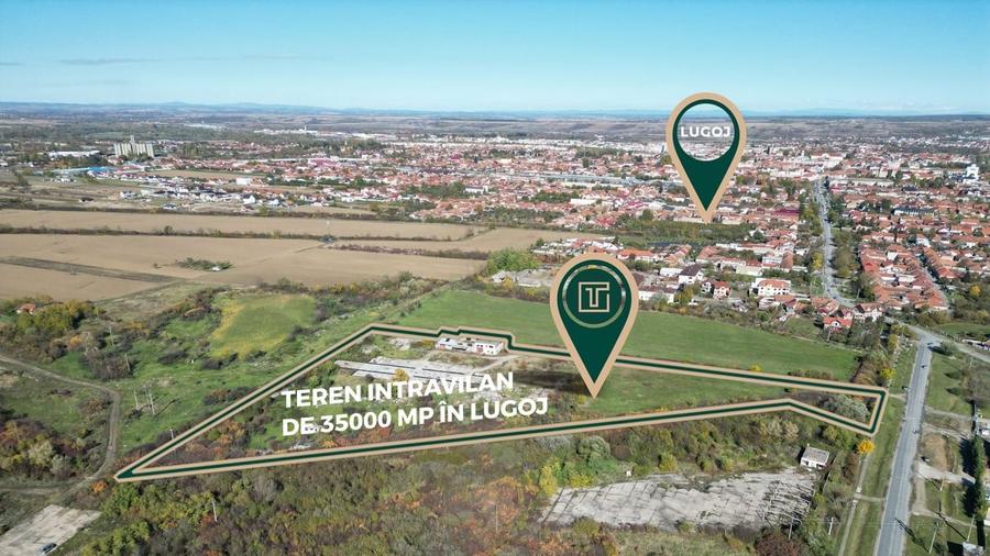 Teren intravilan de 35000 mp, în Lugoj