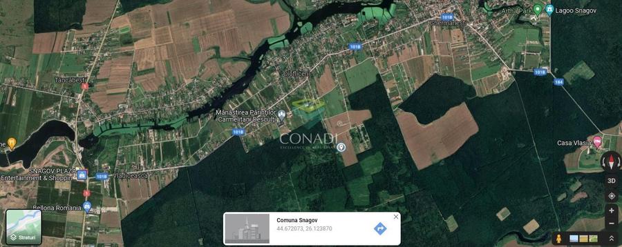 Teren Construcții extravilan de 18969 mp, în Ciofliceni