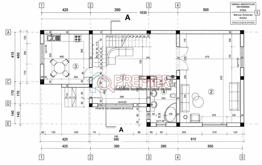 Casă cu 4 camere cu Teren 578 Mp în Central