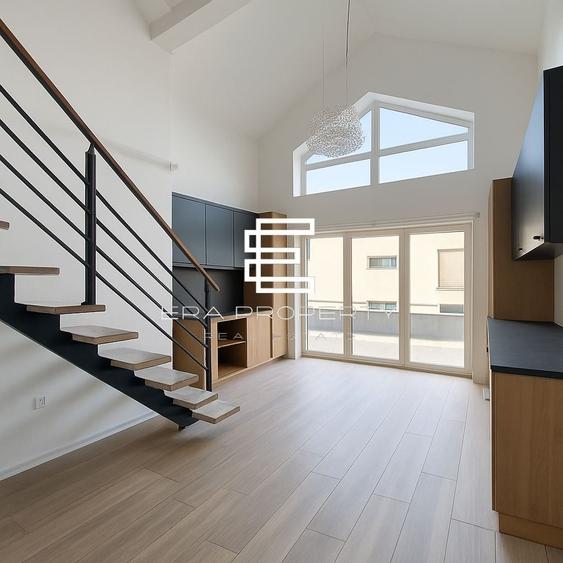 Penthouse cu 3 camere decomandat în Cristian