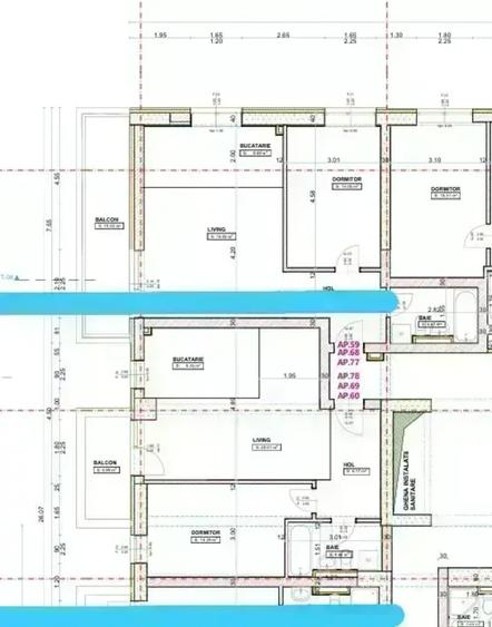 Apartament cu 2 camere semidecomandat în 13 Septembrie
