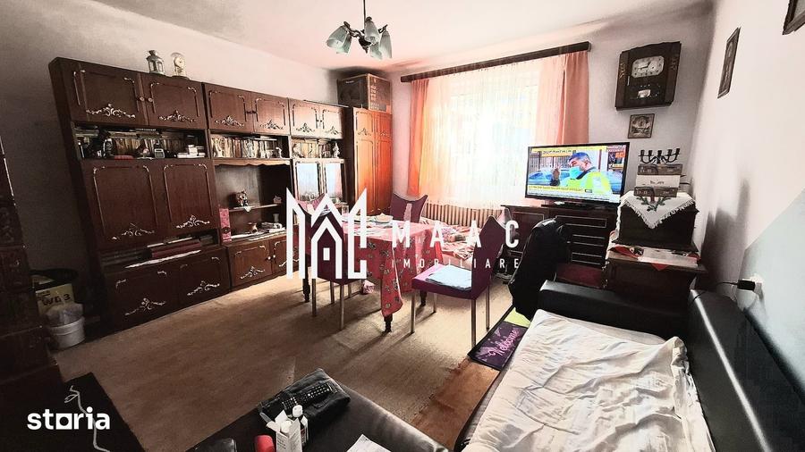 Casă cu 2 camere decomandat cu Teren 113 Mp în Central