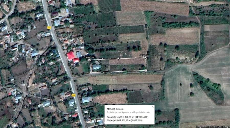 Casă cu 3 camere cu Teren 4000 Mp în Crăiești