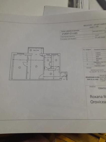 Apartament cu 2 camere semidecomandat în Craiovița Nouă