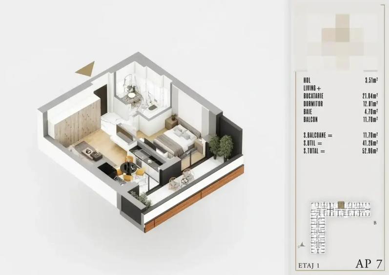 Apartament 2 camere Theodor Pallady STB comision 0 - 11