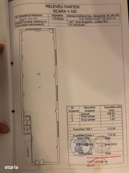 Spațiu comercial, de 330 mp, în Central