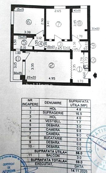 Apartament cu 3 camere, mobilat în Drumul Taberei
