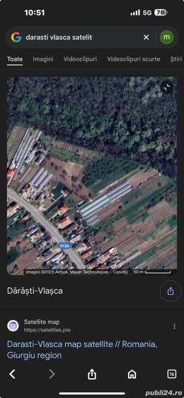 Teren de 3200 mp, în Giurgiului