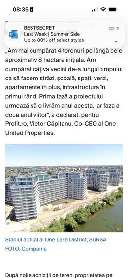 Apartament cu 2 camere în Andronache