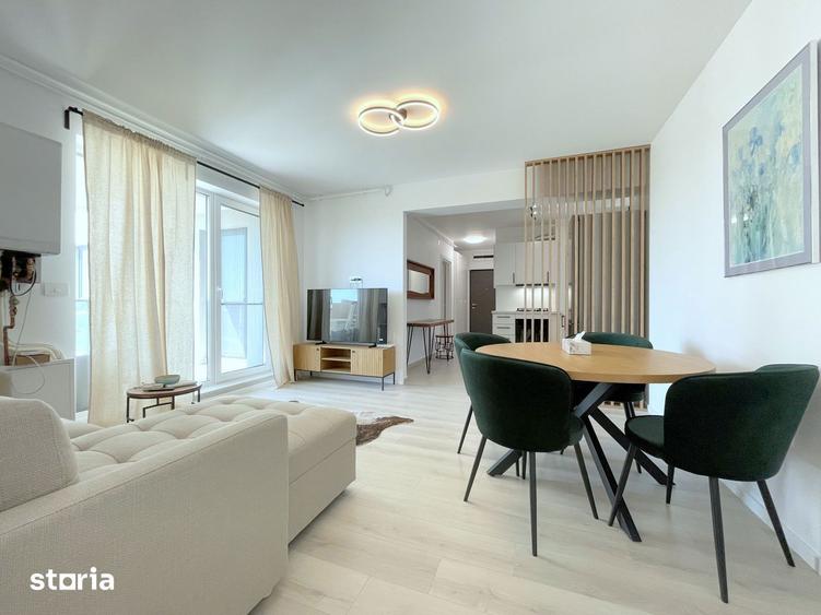 Apartament cu 3 camere, mobilat în Central