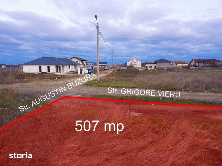 Teren de vanzare la mare in Mangalia, 507m, cartier Dobrogea. - 2