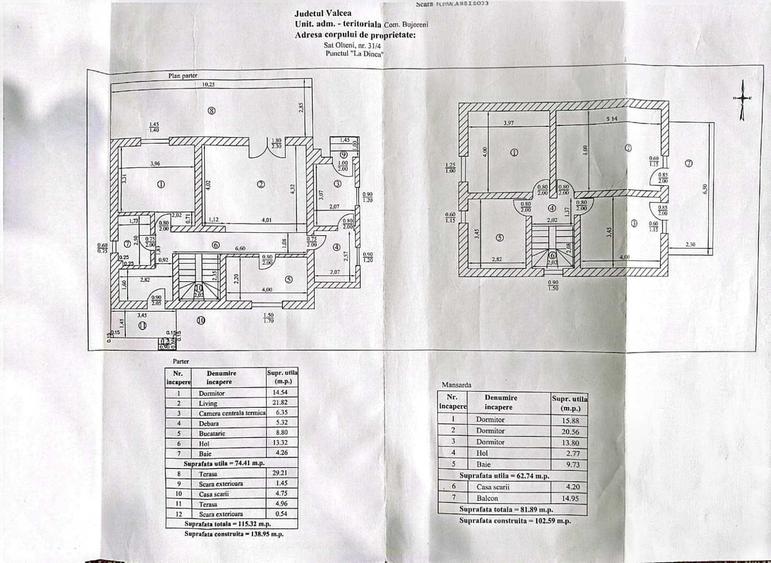 Casă cu 4 camere în Olteni