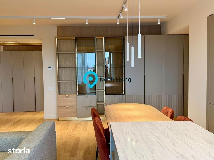 Apartament cu 4 camere, mobilat în Băneasa