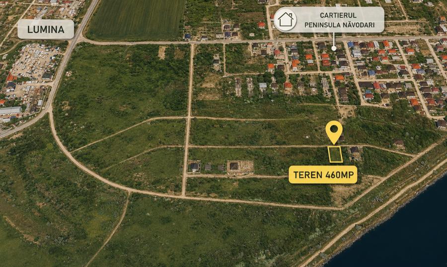 Teren agricol intravilan de 460 mp, în Lumina