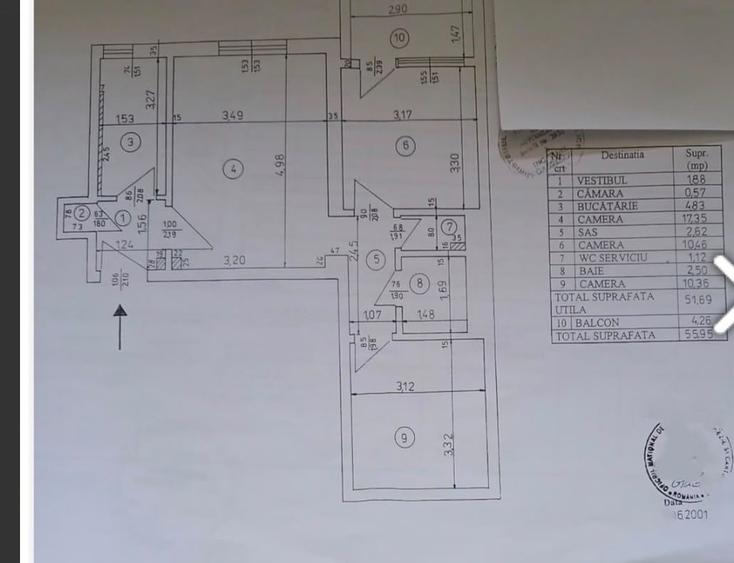 Apartament cu 3 camere în Cișmigiu