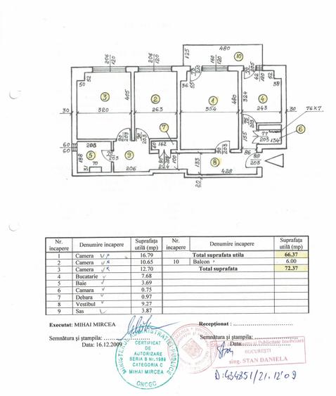 Apartament 3 camere | Victoriei – Nicolae Titulescu Bloc 1981 - 15