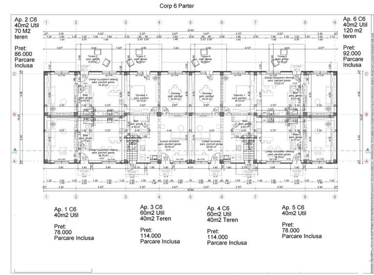 Apartament cu 3 camere în Rediu