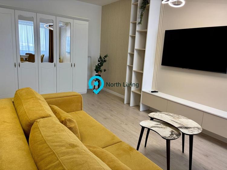 Apartament cu 2 camere, mobilat în Pipera