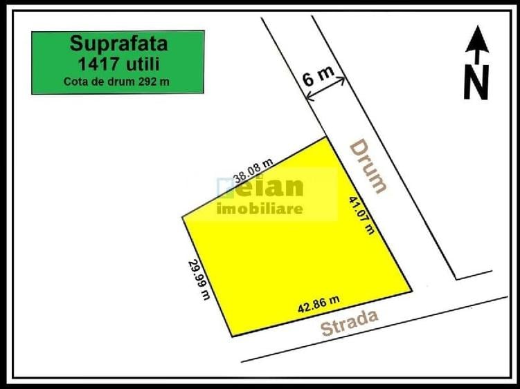 Teren Construcții intravilan de 1709 mp, în Ciolpani