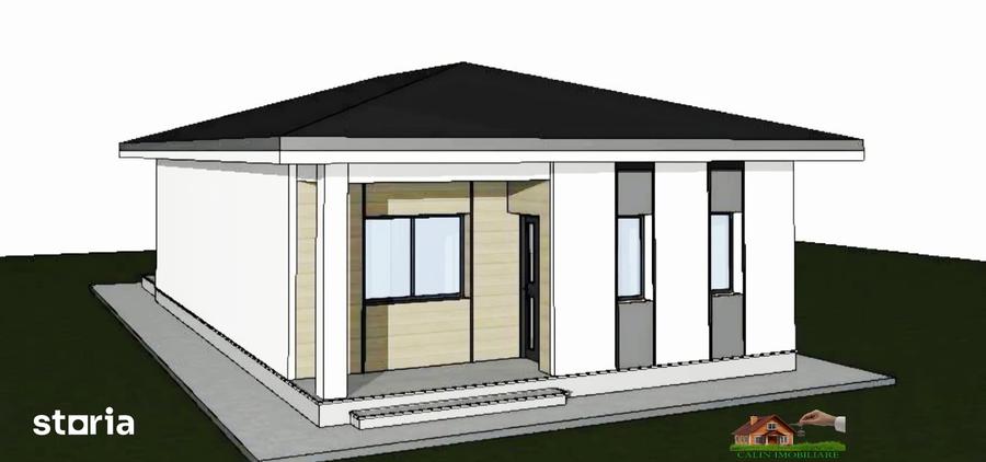 Casă cu 3 camere cu Teren 300 Mp în Ciurea