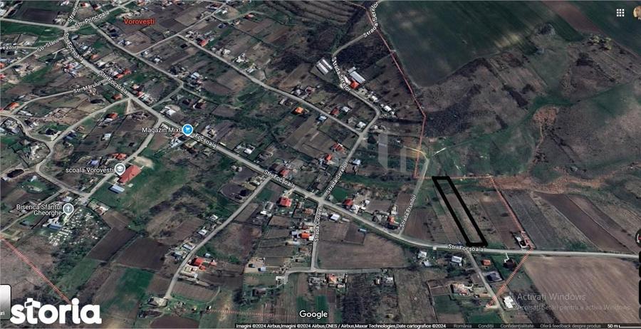 Teren de 3000 mp, în Miroslava