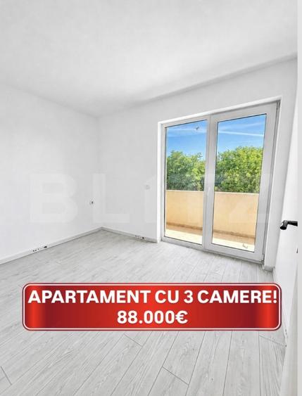 Apartament cu 3 camere decomandat în Giroc