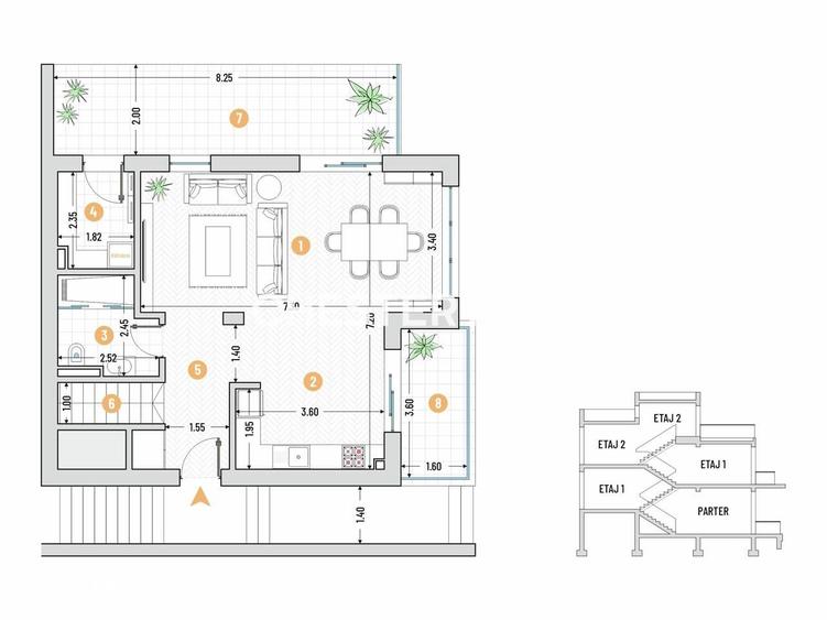 Casă cu 5 camere cu Teren 470 Mp în Vlădiceasca