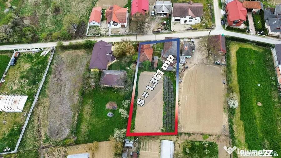 Casă cu 3 camere cu Teren 1361 Mp în Gârdani